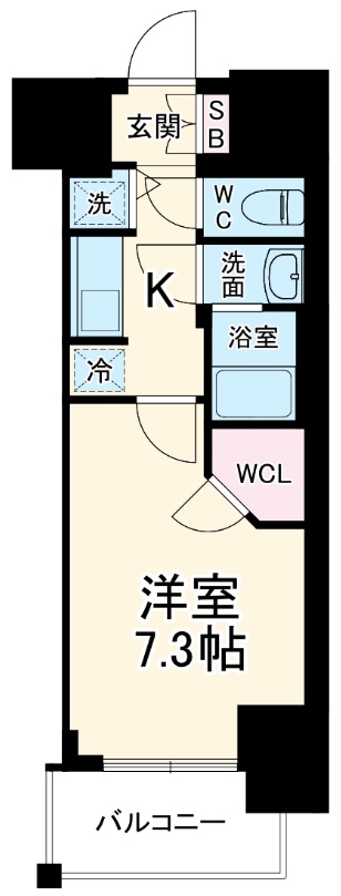 S-RESIDENCE浅間町駅前axialの間取り