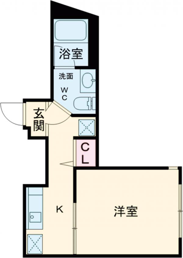 ＤＥＣＯＲ　ＢＬＯＣＣＯ　大山　Ｄｕｅ・101号室の間取り
