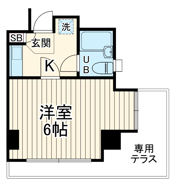 ライオンズマンション武蔵新城駅前の間取り