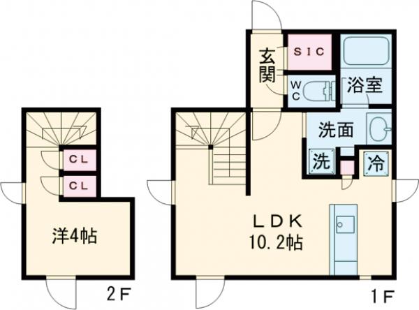 Fullea奥沢の間取り