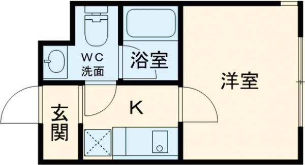ＤＥＣＯＲ　ＢＬＯＣＣＯ　大山　Ｄｕｅ・202号室の間取り