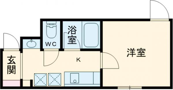 ＤＥＣＯＲ　ＢＬＯＣＣＯ　大山　Ｄｕｅ・405号室の間取り