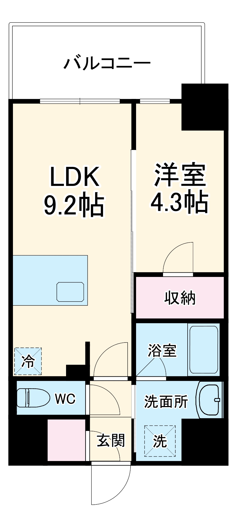 S-RESIDENCE金山epureの間取り