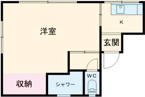ＹＫヘリテイジ深沢・301号室の間取り