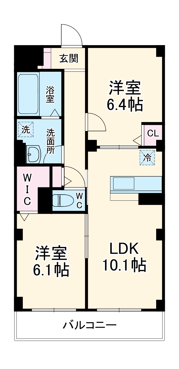 フィレ・デ・フルールの間取り