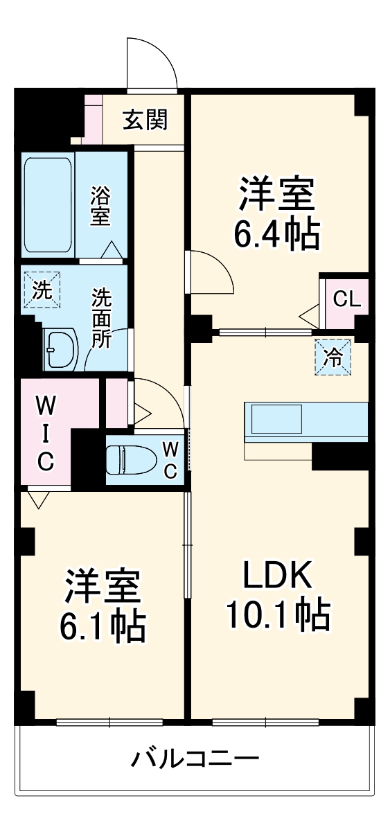 フィレ・デ・フルールの間取り