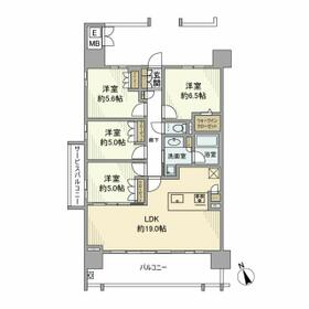 プレサンスロジェ三河安城CLの間取り