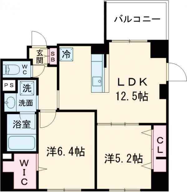 サントゥール駒込の間取り