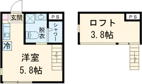 LeaLea・101号室の間取り