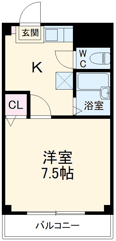 プレズ名古屋柴田の間取り