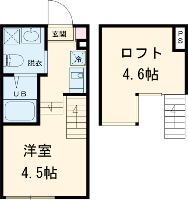 LeaLea・105号室の間取り