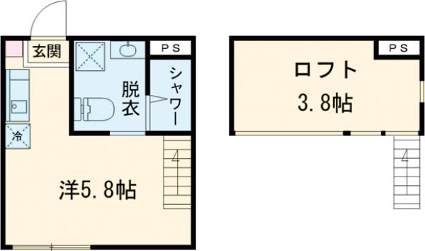 LeaLea・202号室の間取り