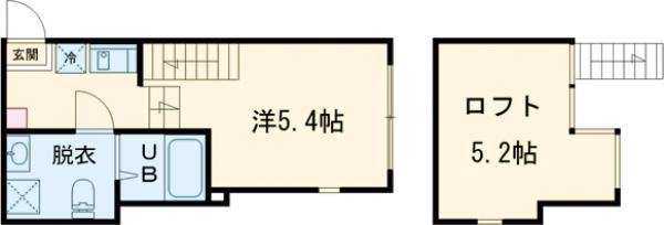LeaLea・206号室の間取り