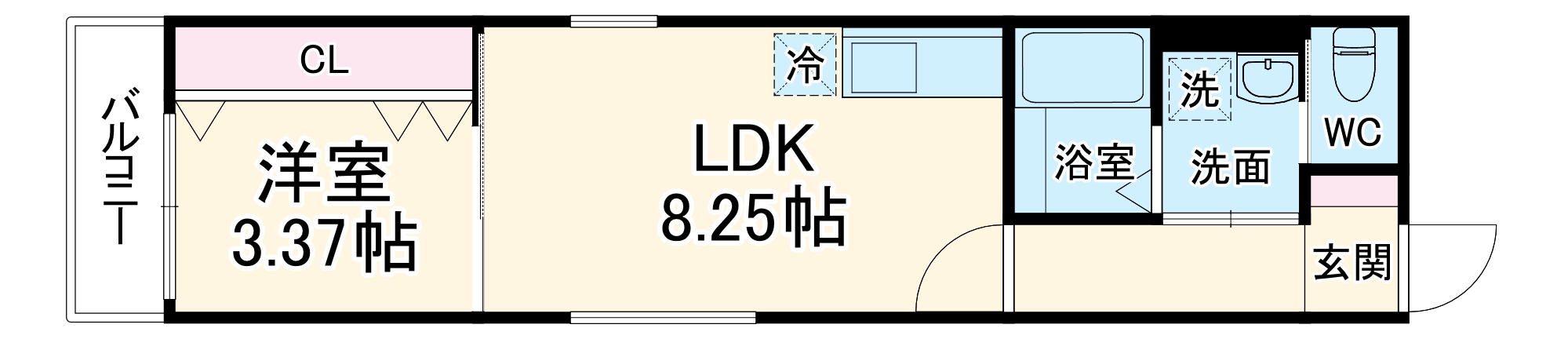 ル・メゾン美園の間取り