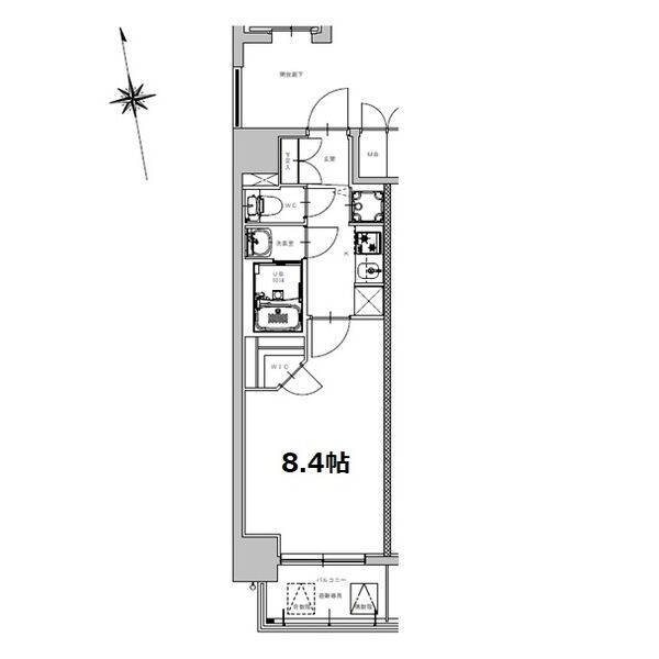 S-RESIDENCE今池beleta・306号室の間取り
