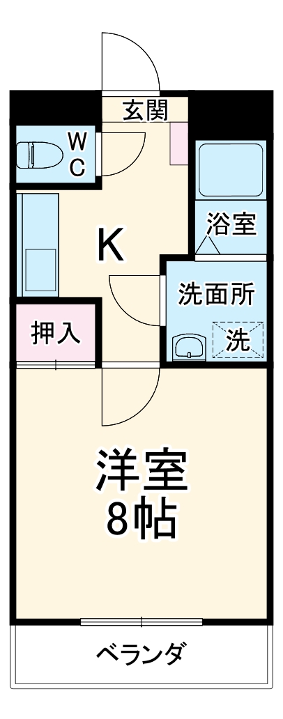 フェリーチェ21の間取り