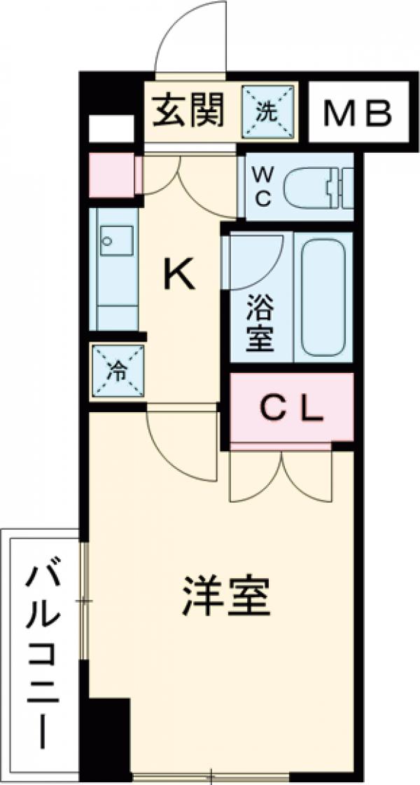 セントパレス王子の間取り