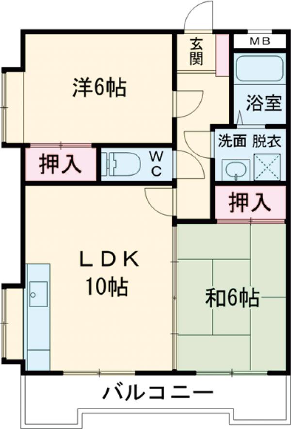 ドミール光安の間取り