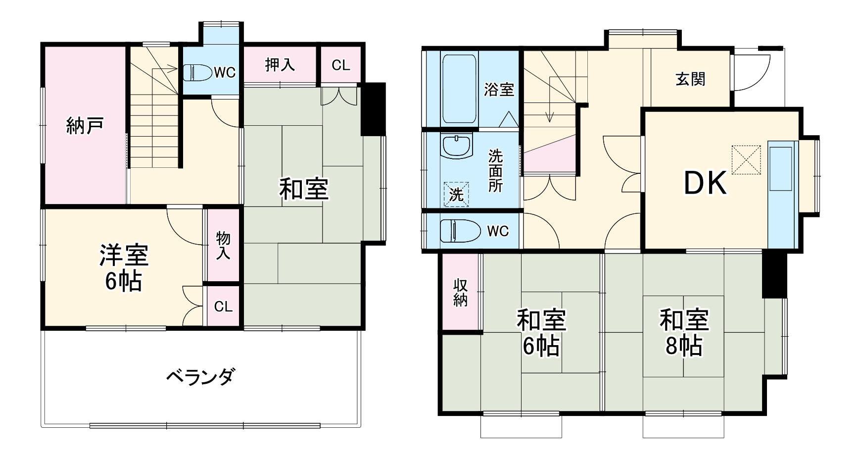 上志津戸建の間取り