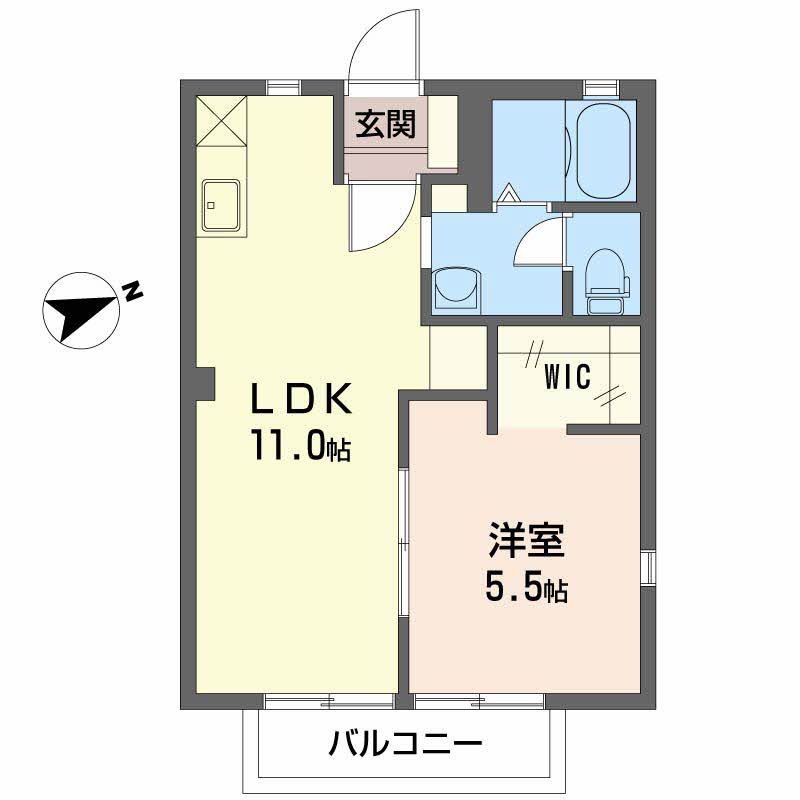 キャッスル殿岡の間取り