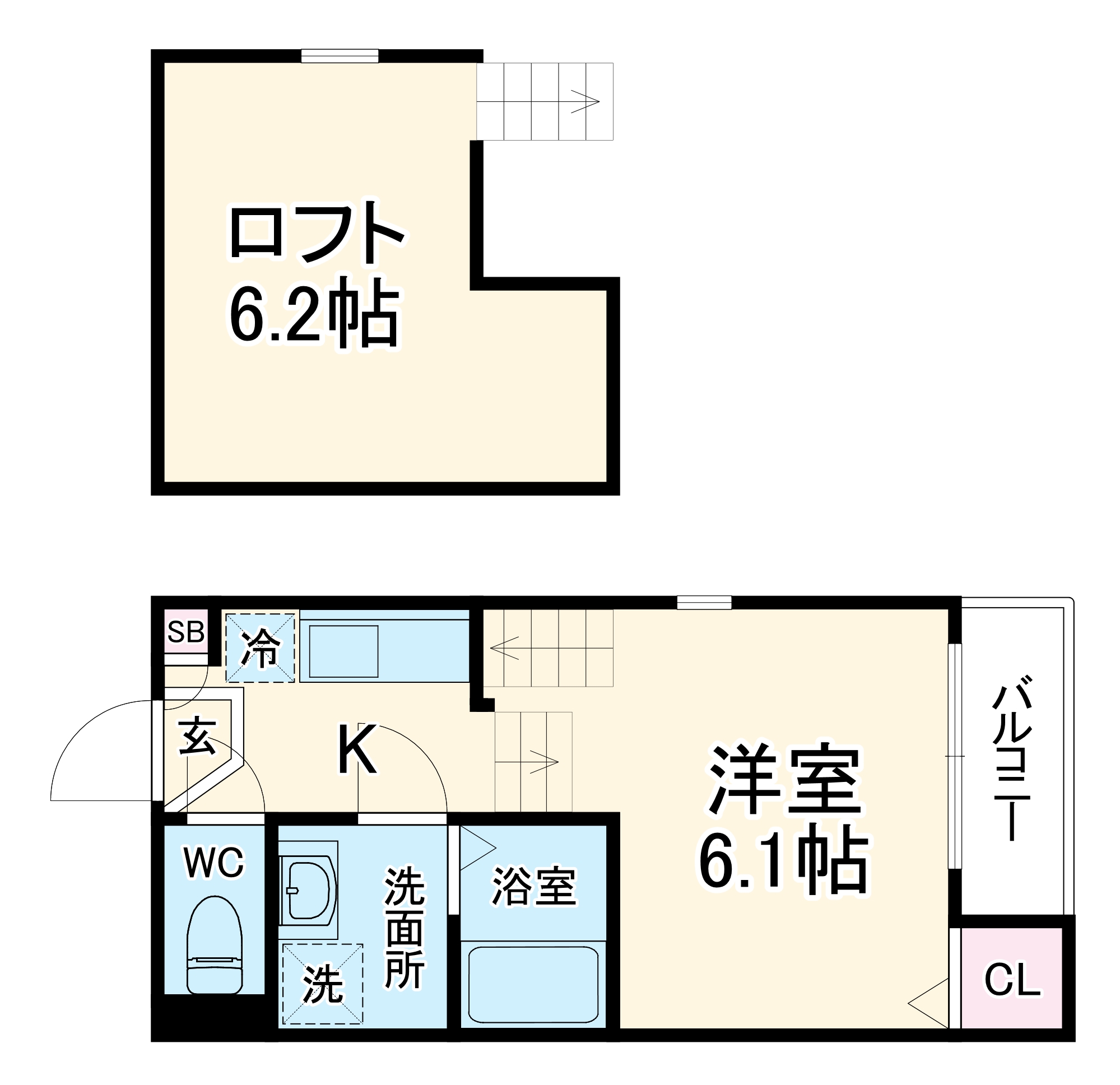 Hale Malie(ハレマーリエ)の間取り