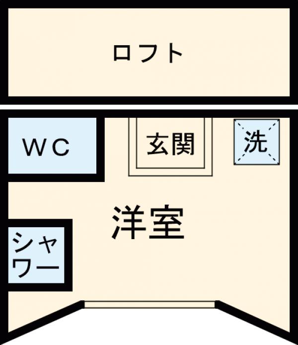フェリスホープ・101号室の間取り