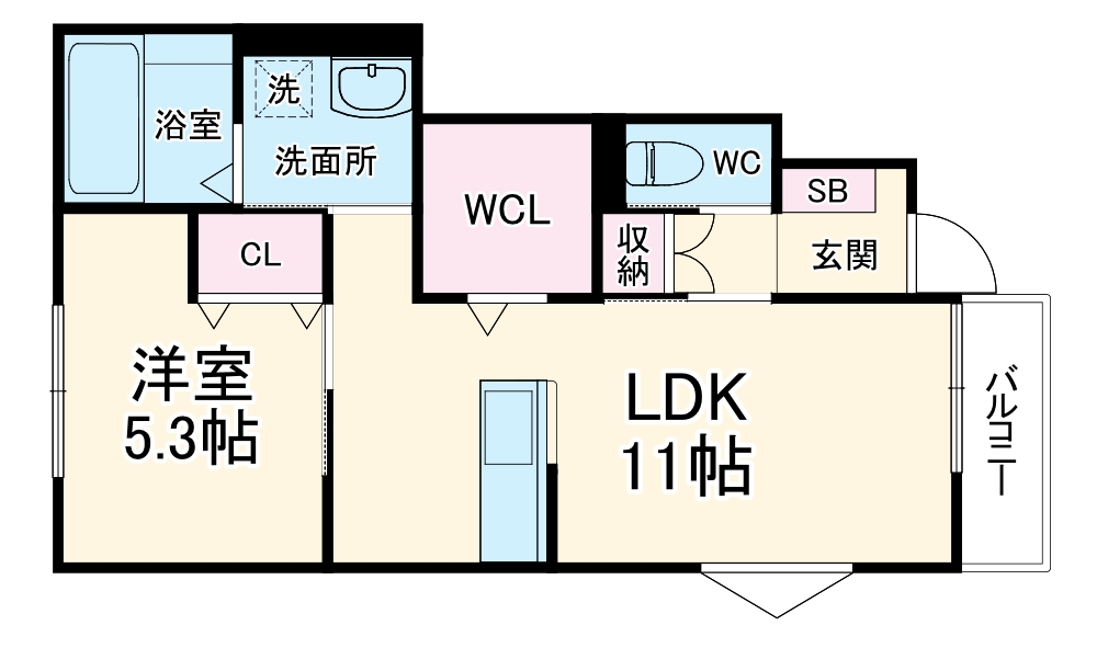スマイシアAPARTMENT茂福町の間取り