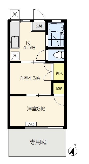 辰巳ハイムの間取り