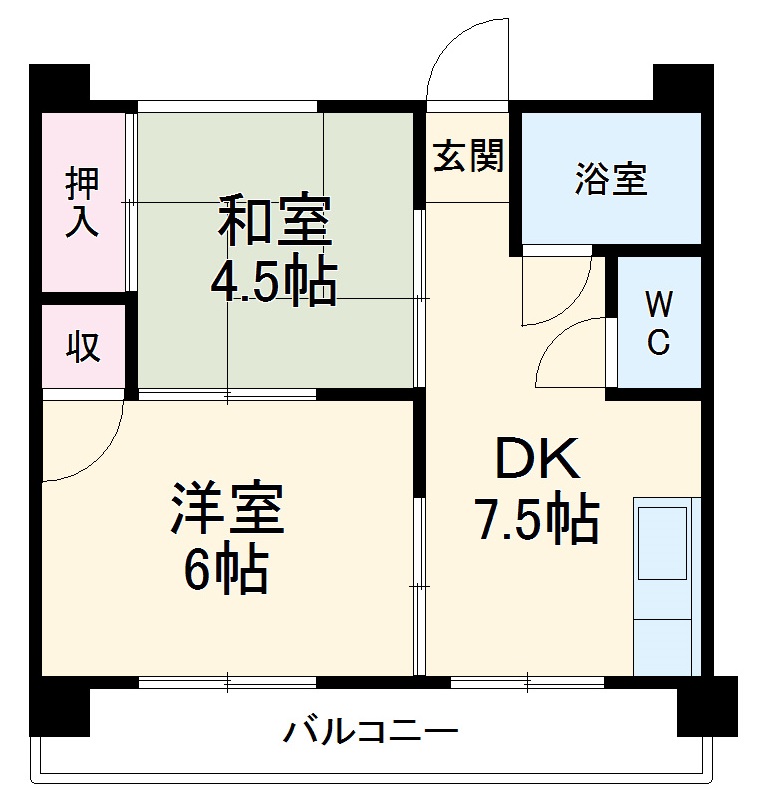メゾンさくらの間取り