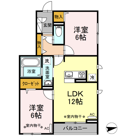 ベルフォ―トの間取り