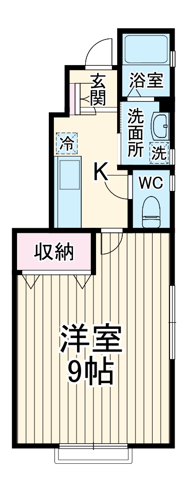ライフ・ステージ仲町台・101号室の間取り