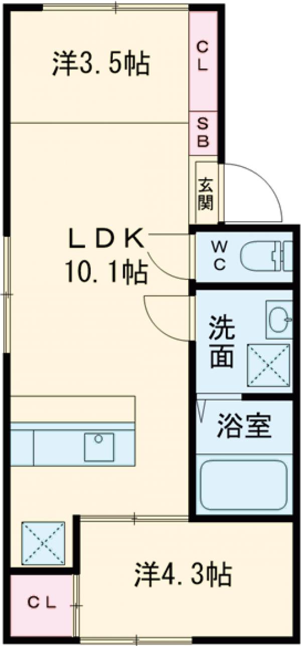 スタシア笹塚の間取り