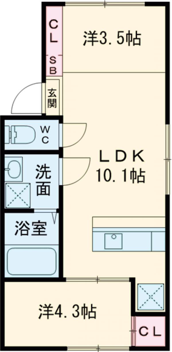 スタシア笹塚の間取り