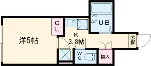 サザンロード国分寺の間取り