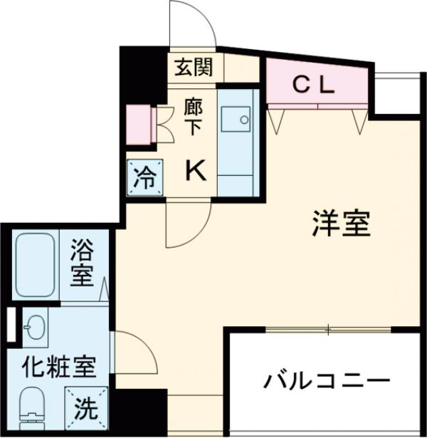 REGOLITH押上・902号室の間取り