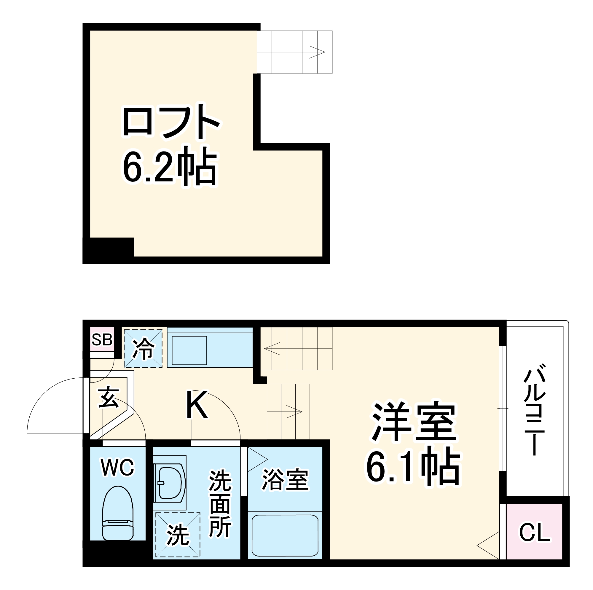 Hale Malie(ハレマーリエ)の間取り