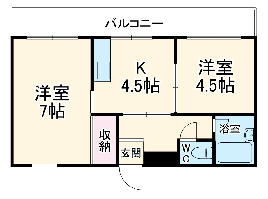 さがみ野ハイツの間取り
