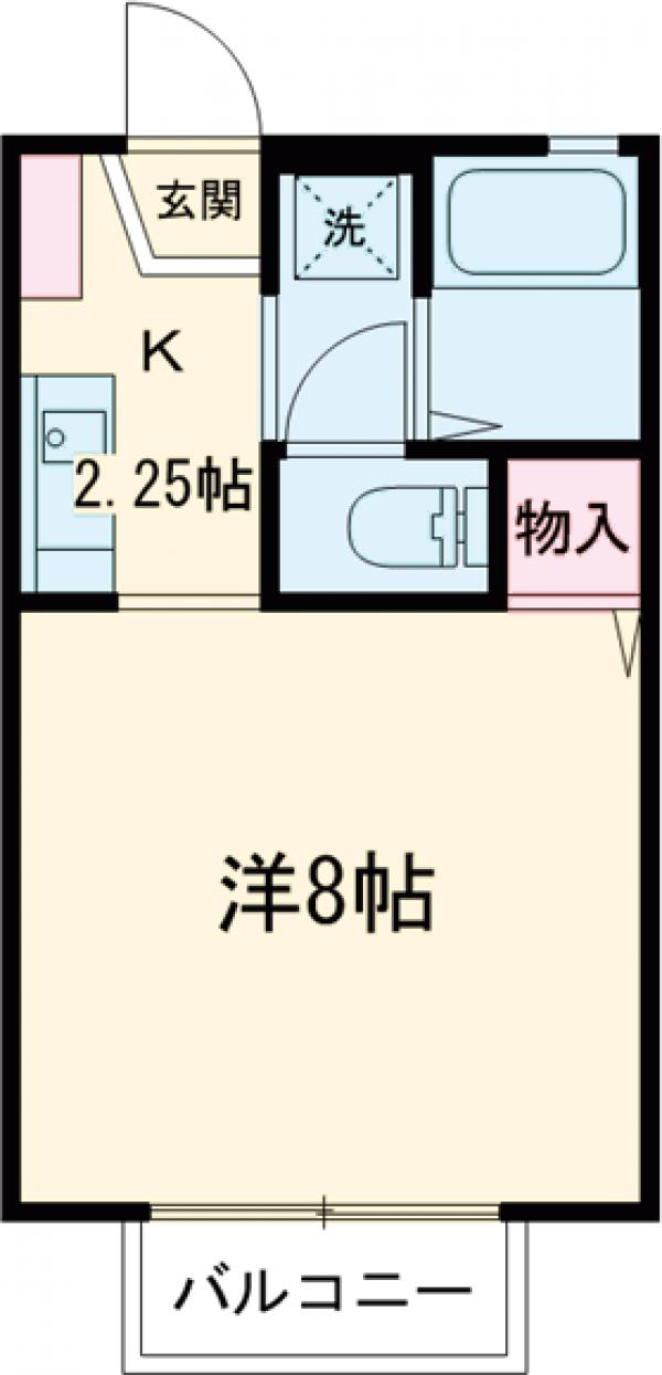 シャトーグランドハイムB棟の間取り