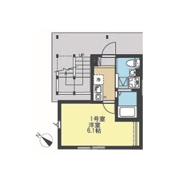 ベイノワール追浜・301号室の間取り