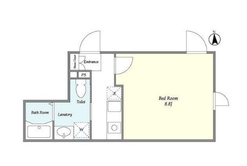 ＳＯＬＡＳＩＡ　ｒｅｓｉｄｅｎｃｅ　高円寺Ⅱ・401号室の間取り
