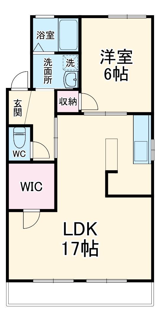 コスモハイツBの間取り
