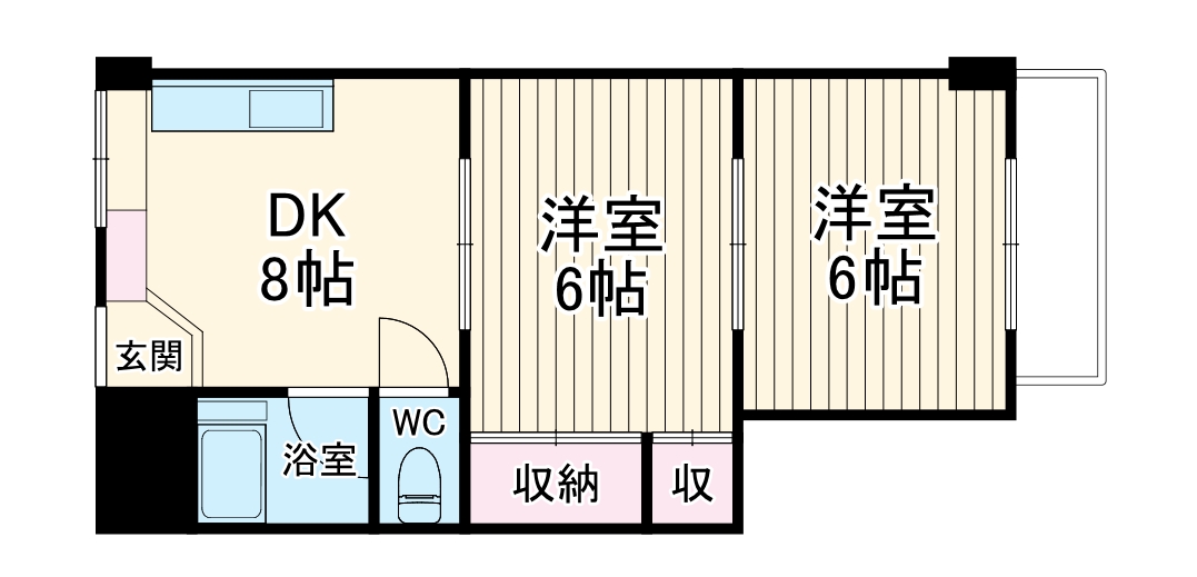 鈴蘭ビルの間取り
