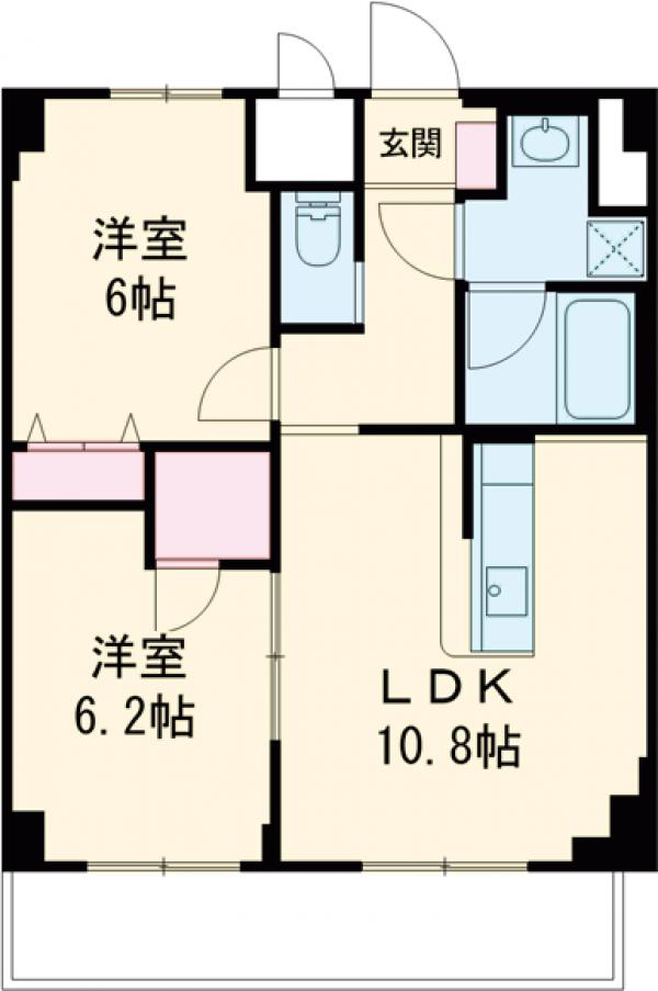 L'Foria瑞江の間取り