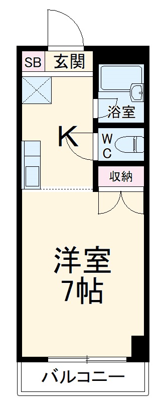 ラルーチェ若宮の間取り