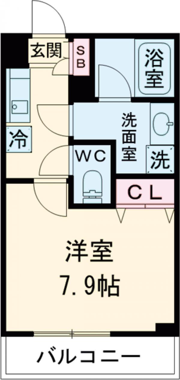 ARCOBALENO SAKURASHINMACHIの間取り