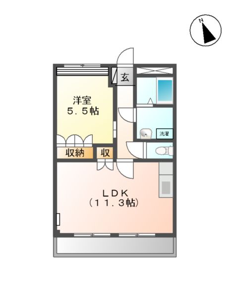 ラ・メール塩浜の間取り