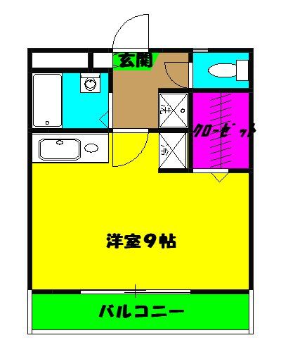 シャンブル・ミモザの間取り