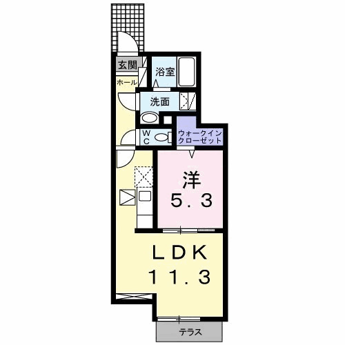 アーバンシティ Ⅱの間取り
