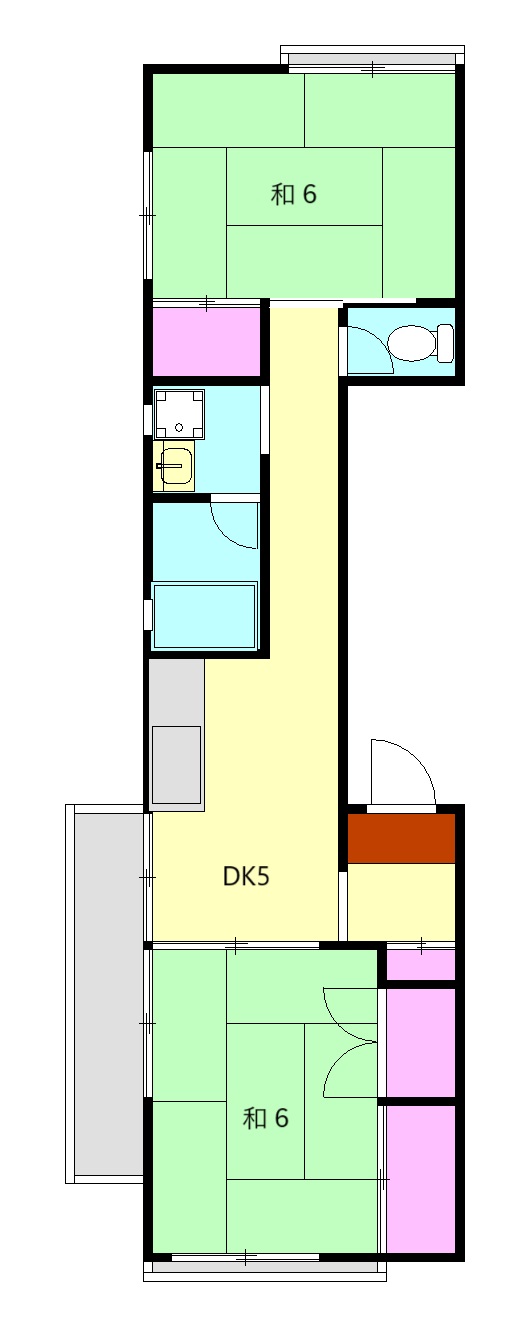 ワキタハイムの間取り