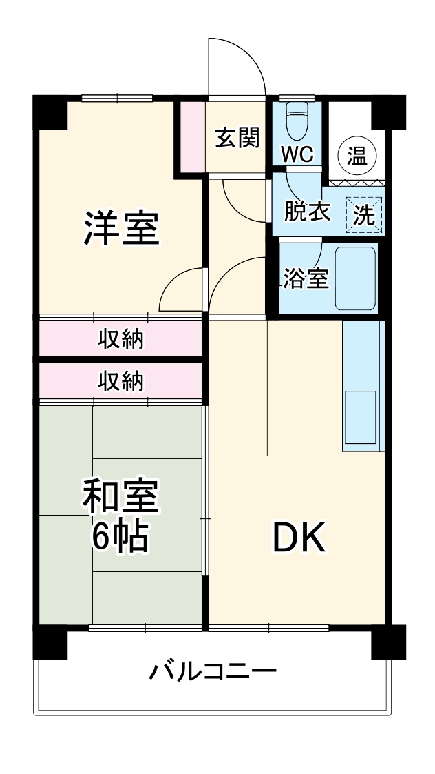 エーデルハイム155の間取り